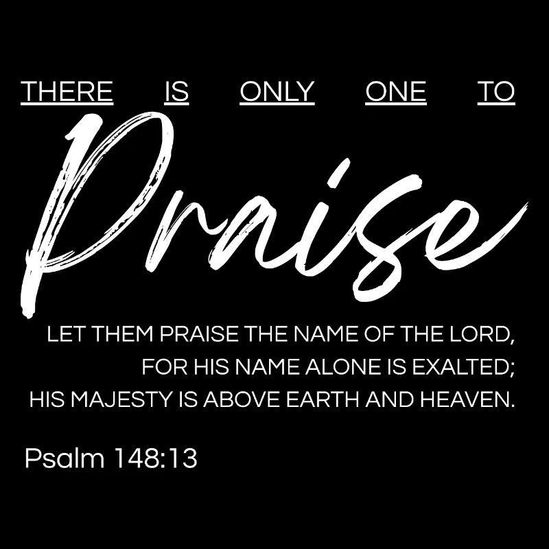 There Is Only One to Praise - Psalm 148:13