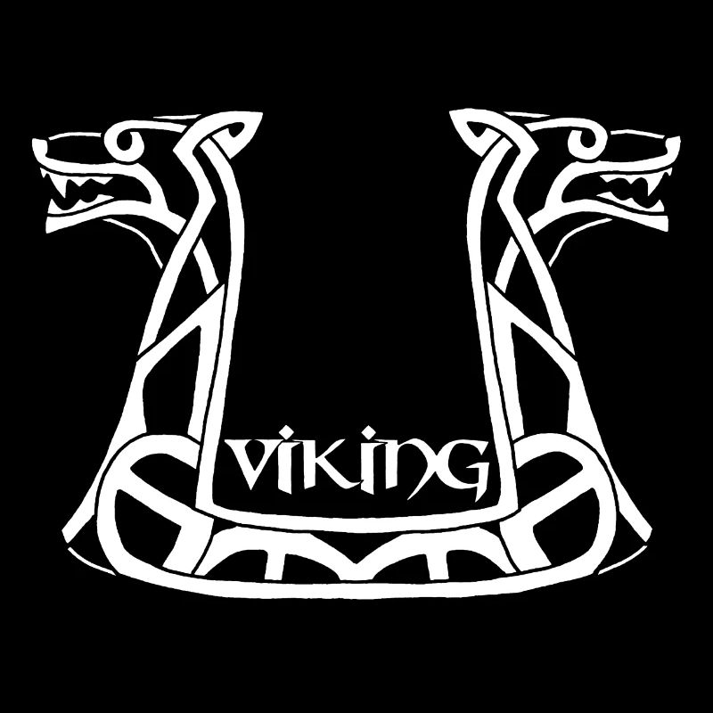 Dragon viking blanc