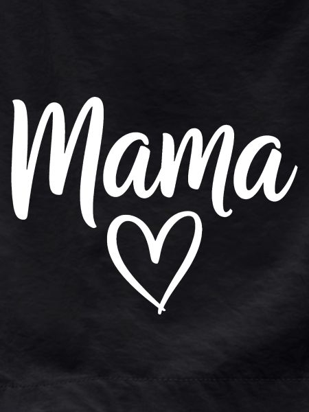 Mama Heart Script Logo