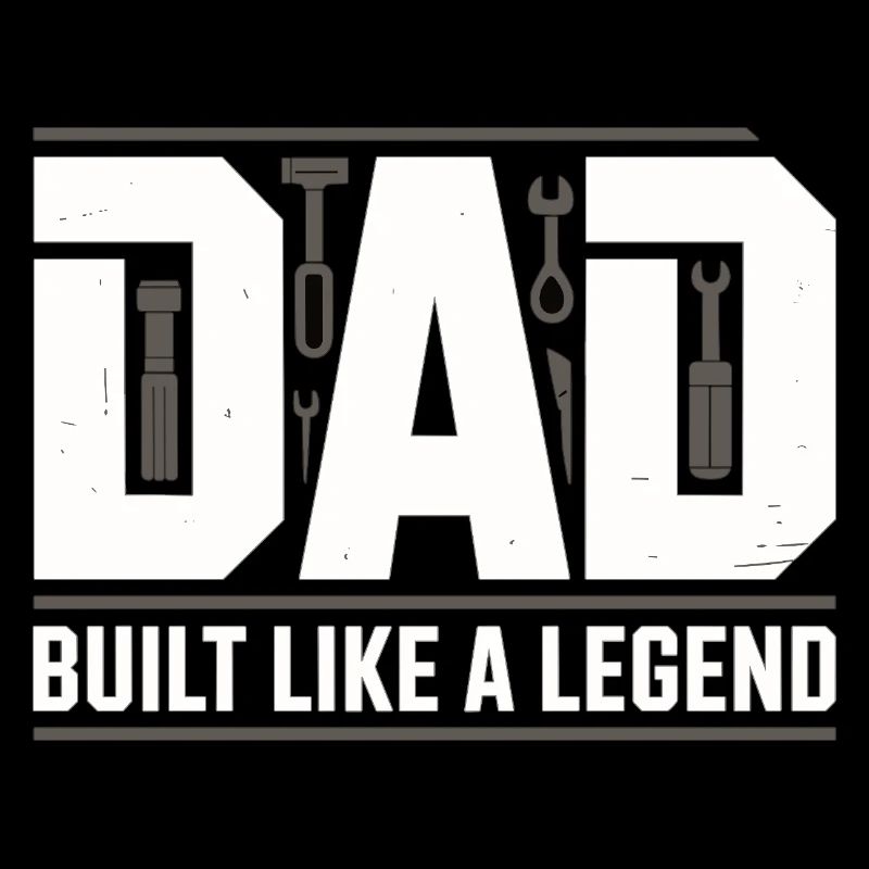 Papa construit comme une légende Outil Papa