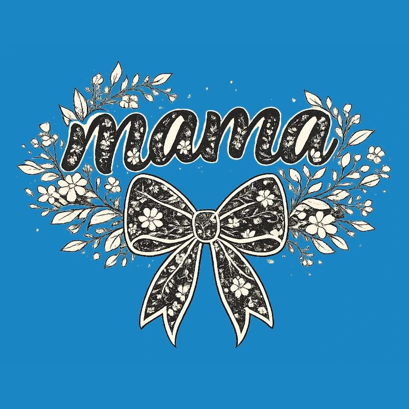 Mama-Geschenk: Retro-Mama-Visualisierung
