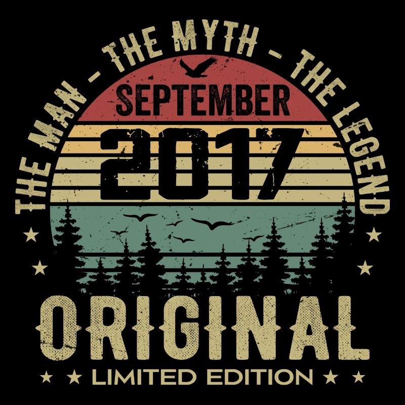 Ursprünglicher Geburtstag 2017 - September 2017 Geschenk