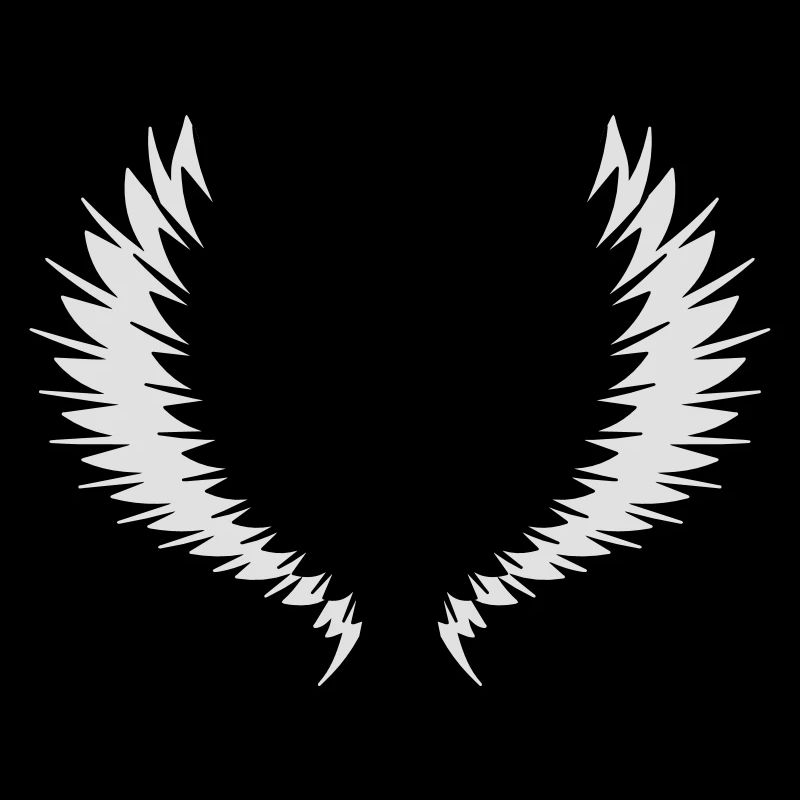 Wings with shadow