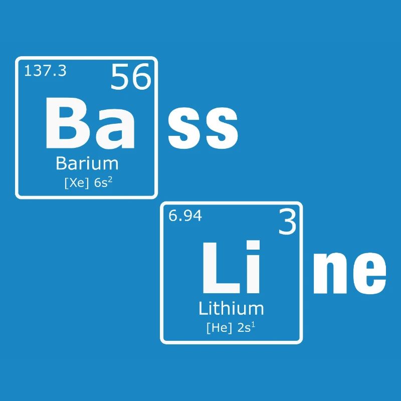 Ligne de basse PSE Éléments du tableau périodique Nerd