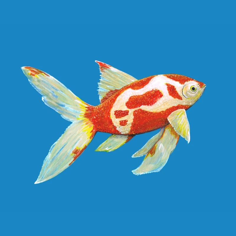 Poisson rouge à queue de comète