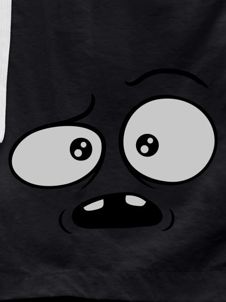 Skeptical confused comic face