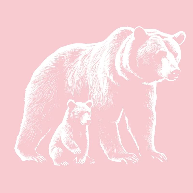 Ours brun Ours sauvage Ours sauvage avec ourson