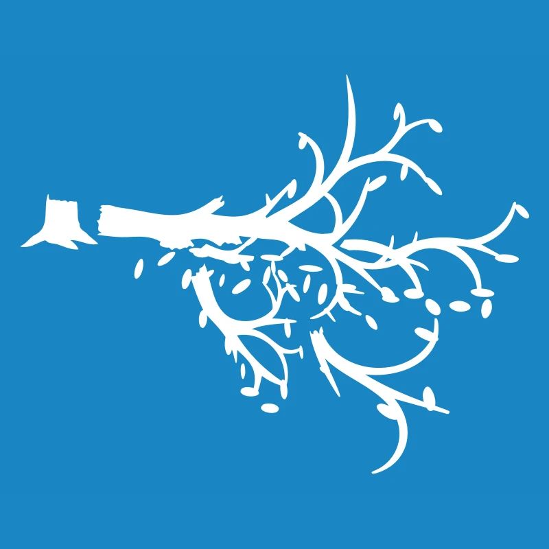 Felled Lumberjack Tree Forest Sapling Silhouette