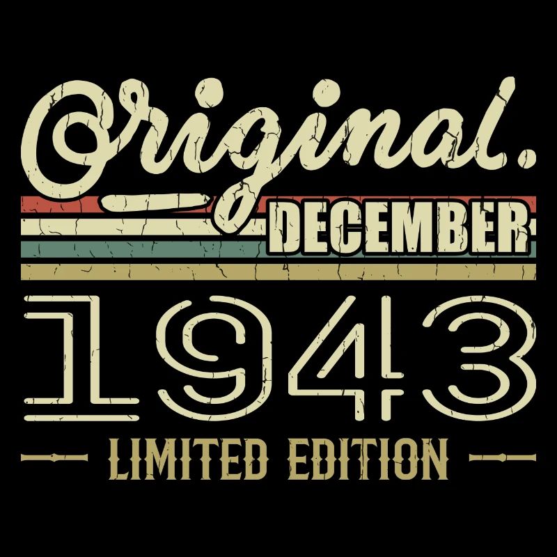 December 1943 Birthday December 1943 December