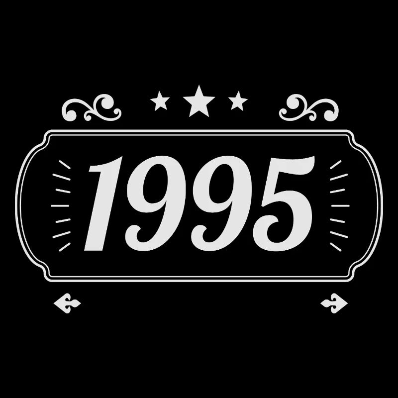 Vintage 1995 Rétro Anniversaire 1995 