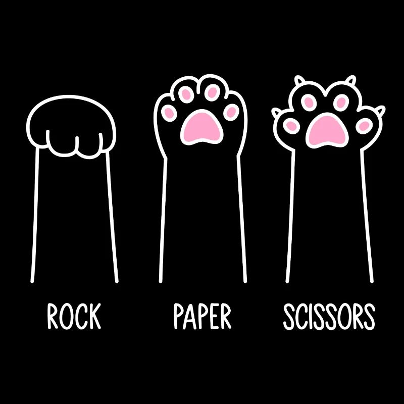 Rock Paper Scissors - Katzenpfoten