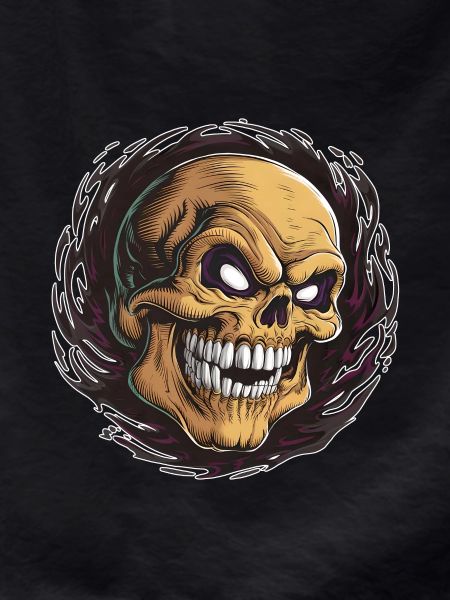 An amused skull