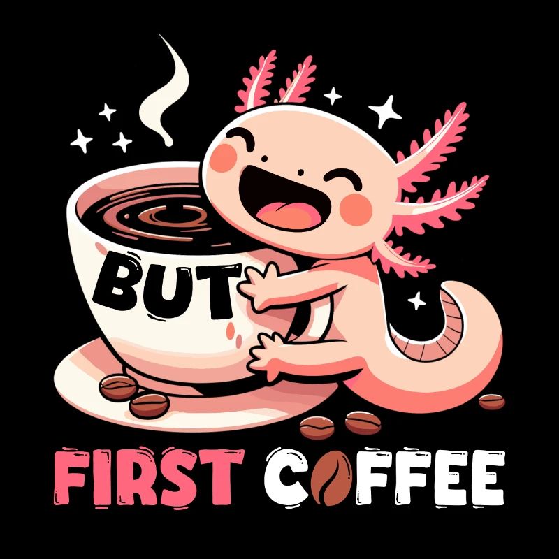 Axolotl mais premier cadeau de café