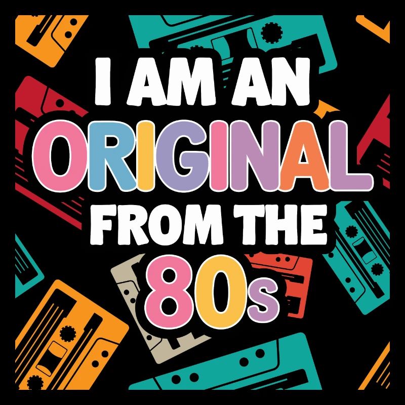 80s Music Cassette Cool Original Birthday