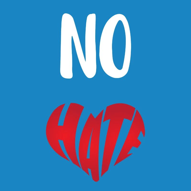 No Hate Dislike Stop Hate Anti Hate