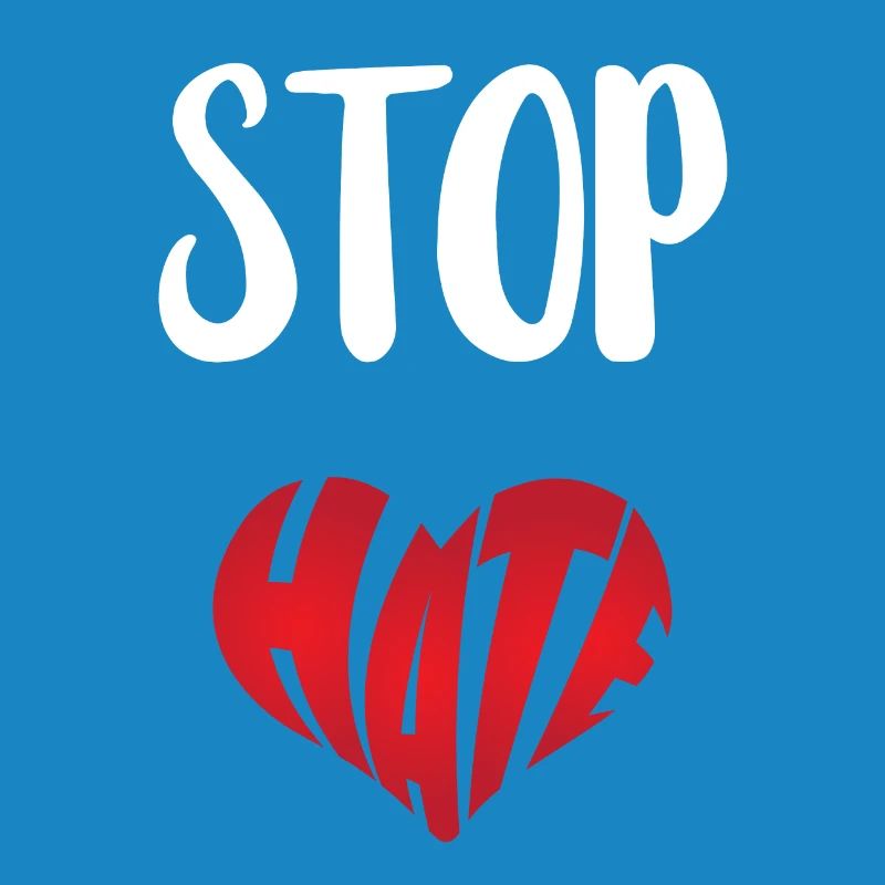 No Hate Dislike Stop Hate Anti Hate