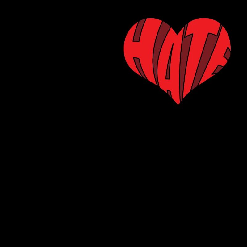 No Hate Dislike Stop Hate Anti Hate