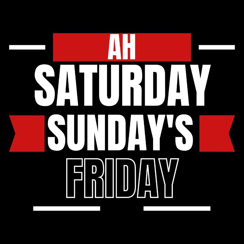 Ah Weekend Days Mashup Tee