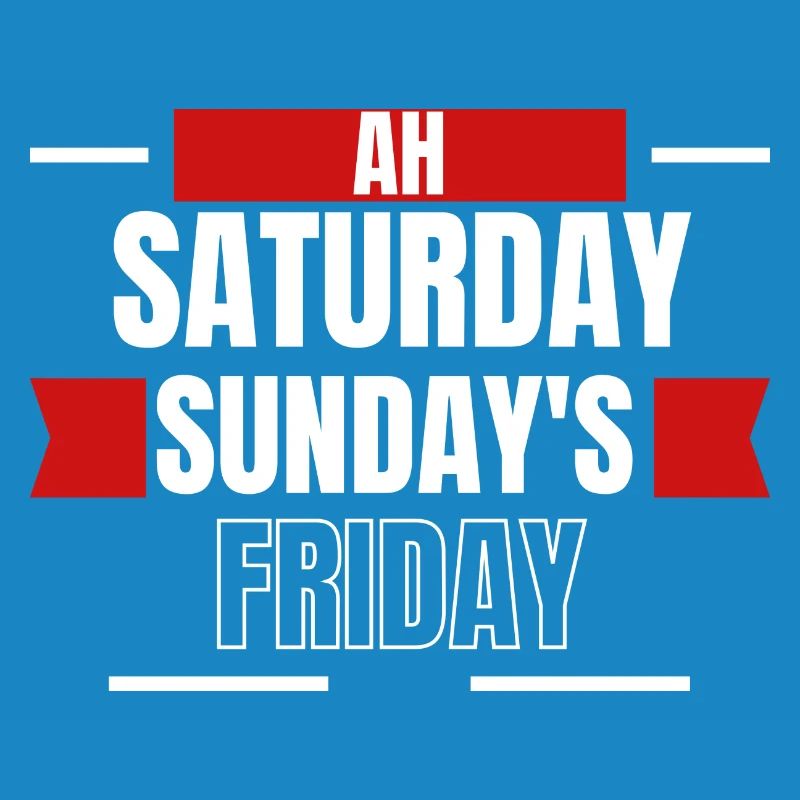 Ah, Weekend Days Mashup Tee