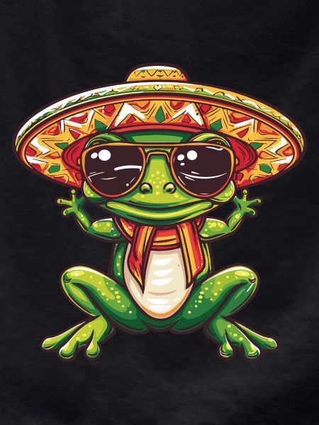 Frog Funny Sombrero