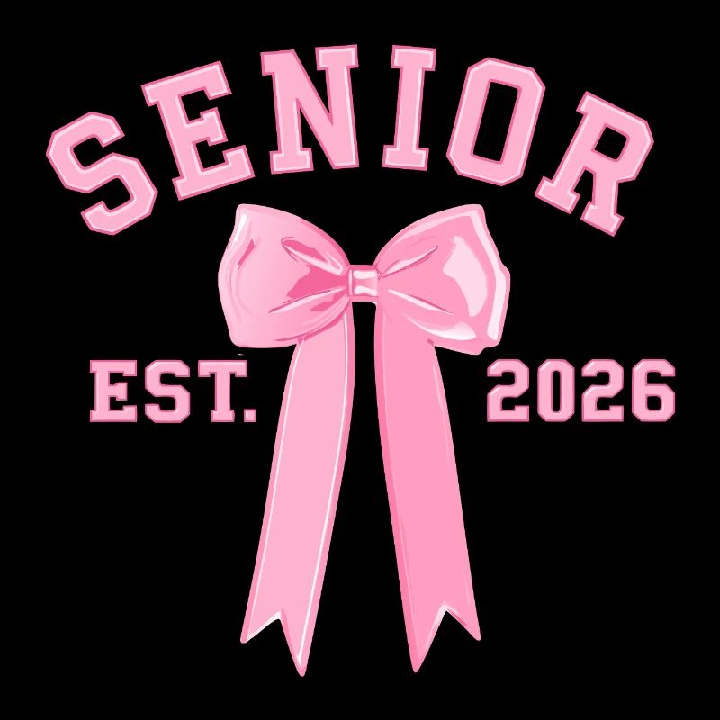 Senior 2026 avec ruban rose
