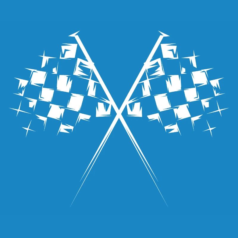 race drapeau de course drapeau de départ symbole d’arrivée Équipe