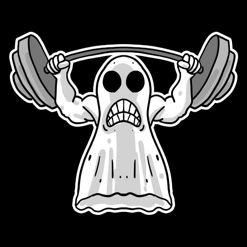 Lifting Weight - Ghost Motif