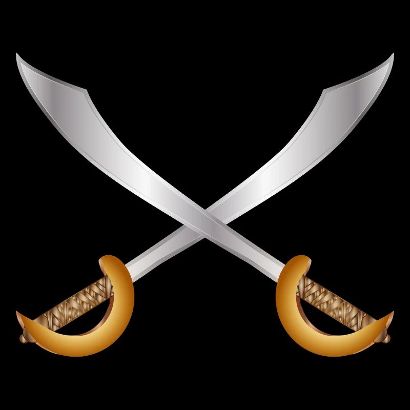 Sabres de pirates croisés – Thème d’aventure classique
