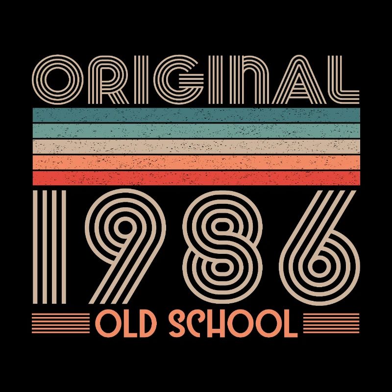 ORIGINAL 1986 OLD SCHOOL 40. Geburtstag