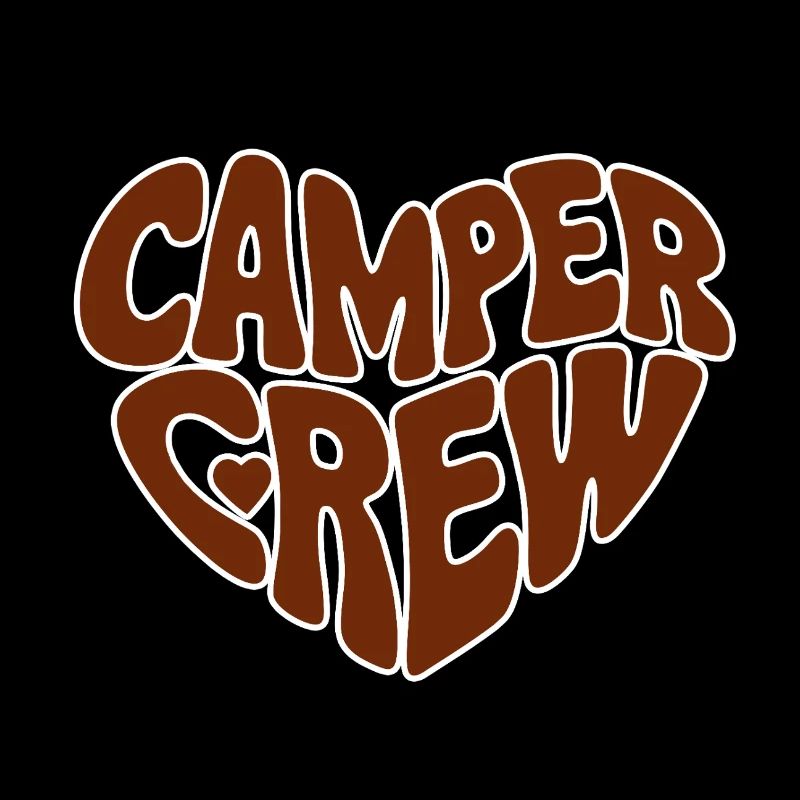 Équipe camping-campeur