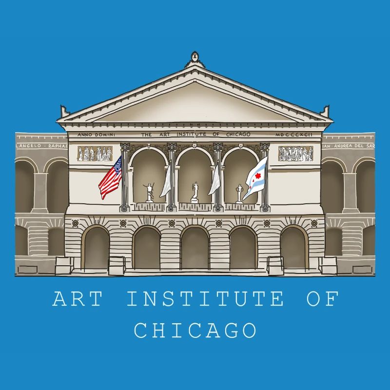 Chicago, musée d’art dessiné à la main