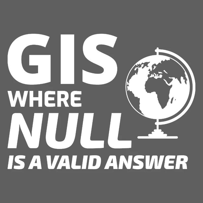 Geospatial Null Value Cartography GIS Humor