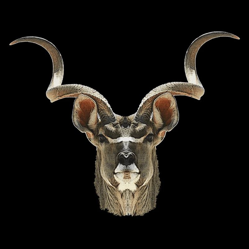 Kudu Antilope, afrikanische tierdesigns