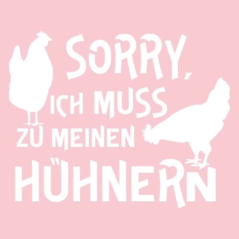 Humorous chicken design with text