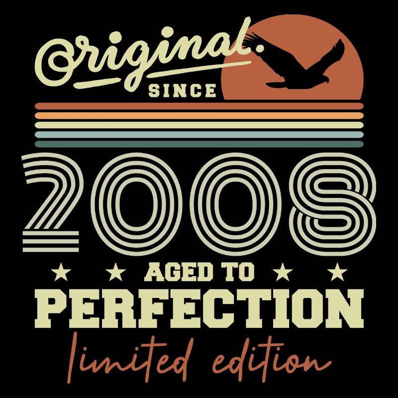 Original 2008 Retro 2008 Birthday Gift 2008