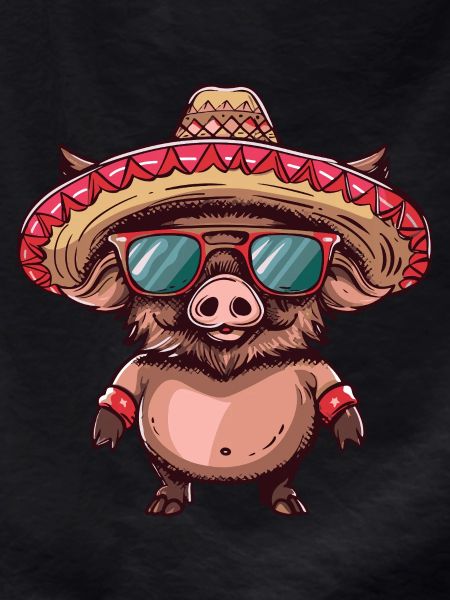 Pig Sombrero Wild Boar