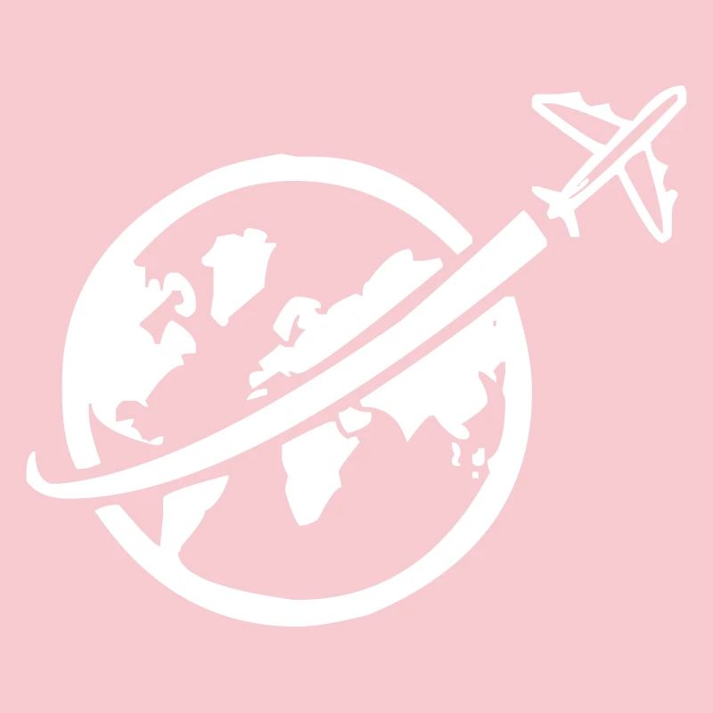 Avion avec globe-globe
