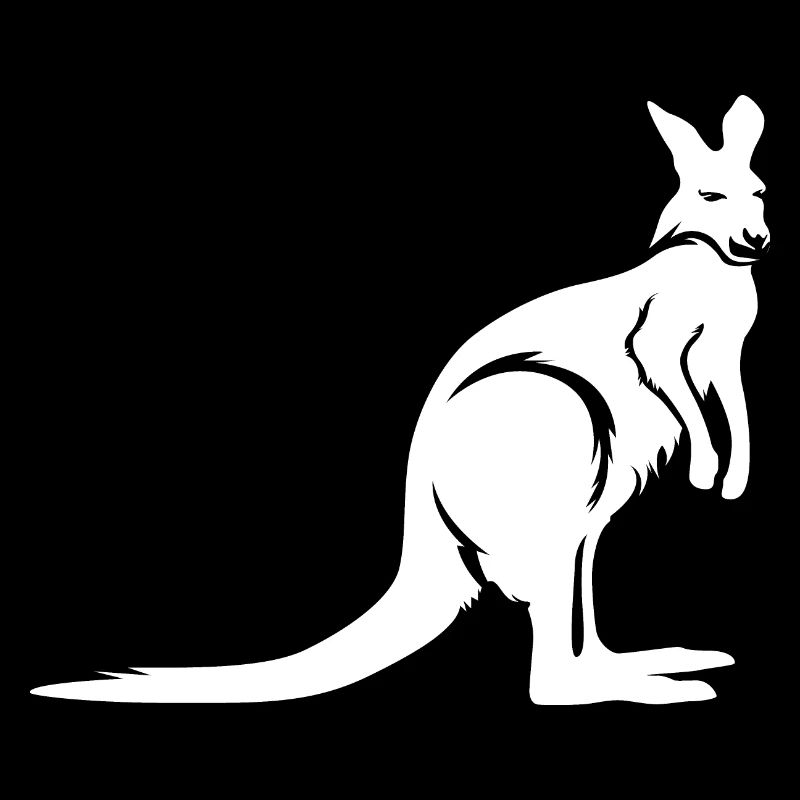 Kangaroo Australia Animal Logo Illustration Icon