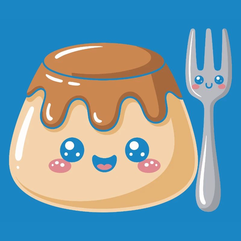 Pudding Mit Gabel