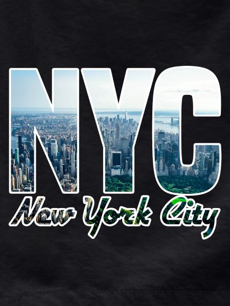 NYC Skyline Block Letters