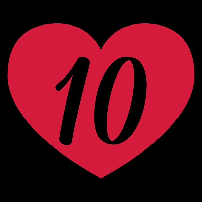 10th birthday heart