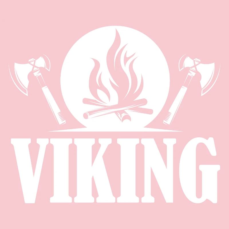 viking Wikinger Symbol Feuer Axt Grafik Logo icon