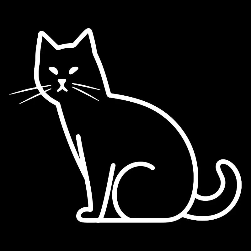 Katze Skizze