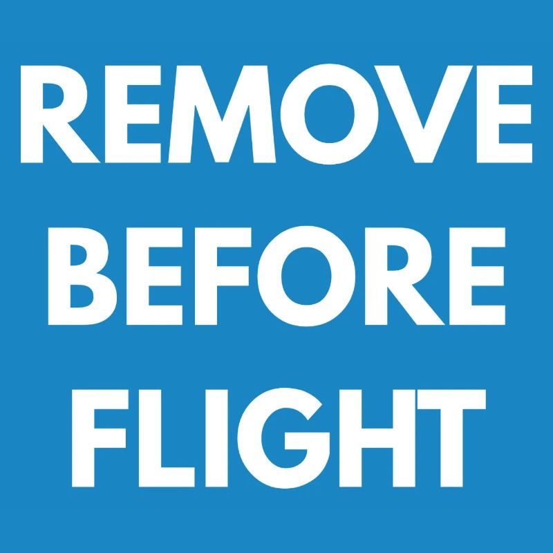REMOVE BEFORE FLIGHT