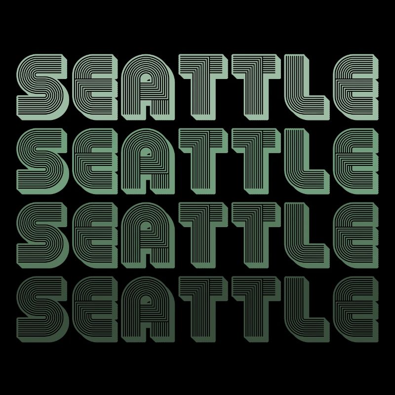 Seattle Retro Blockletters