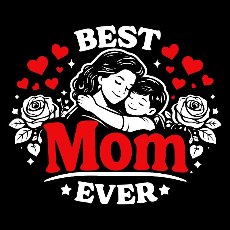 Best Mom Ever - Muttertag Umarmung