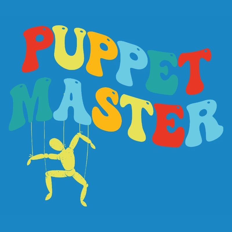 Puppet Master : Silhouette colorée de balançoire