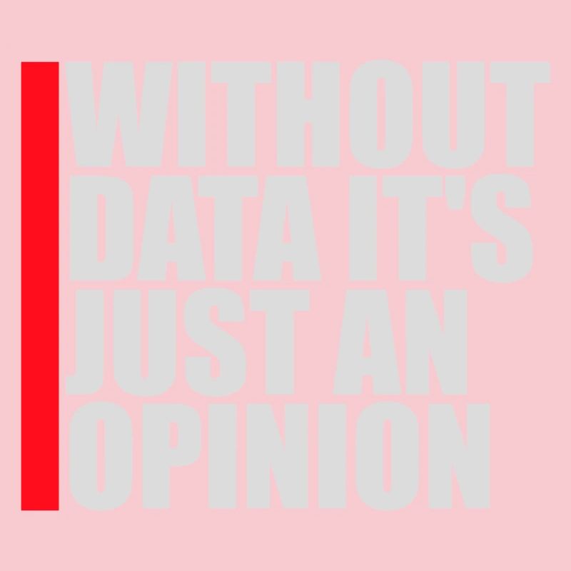 Without Data It's Just An Opinion Statistics Nerd