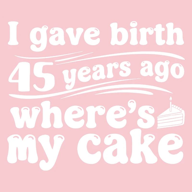 Anniversaire il y a 45 ans – gâteau ?