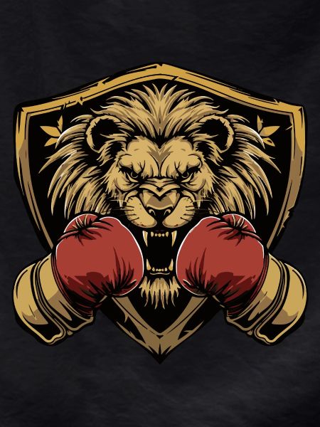 Lion Boxer MMA Logo